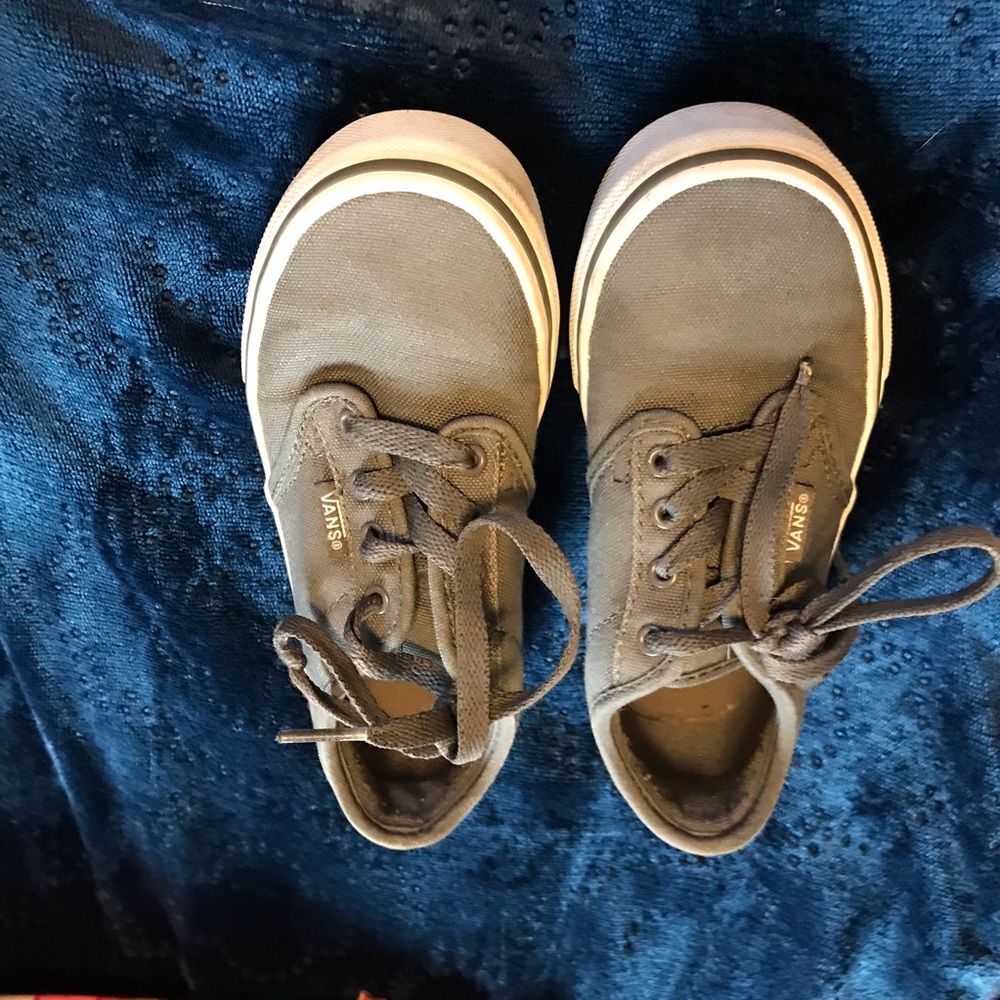 Gray Vans kids 13